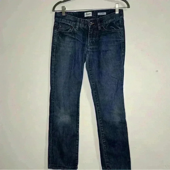Madewell Denim - Madewell Rail Straight Jeans Medium Wash Straight Leg Denim Women’s Size 26x32